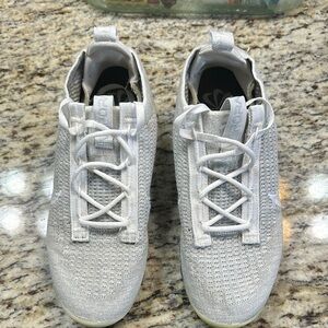 Silver Athletic Sneakers
